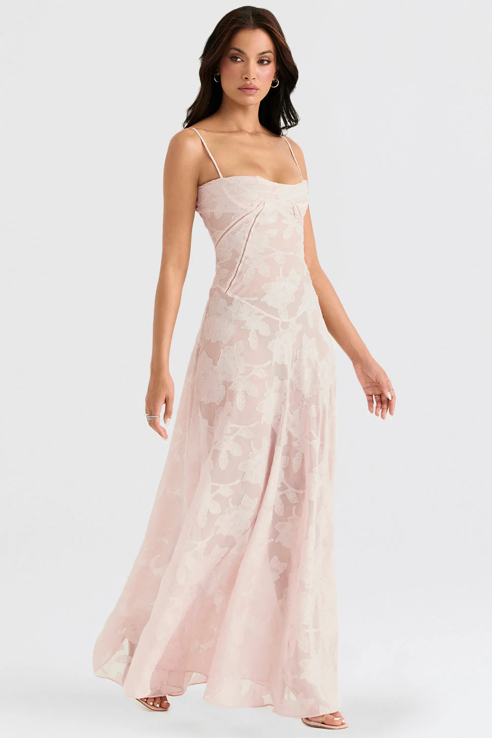 MIA MAXI DRESS  - BLUSH