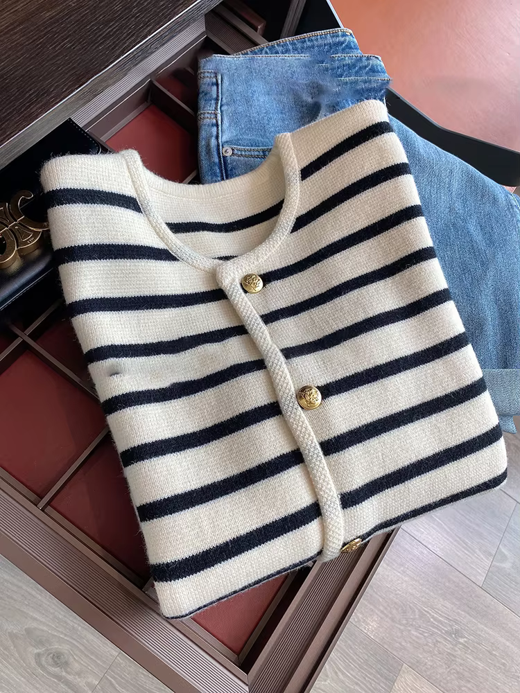 The Isabella (Striped Cardigan)