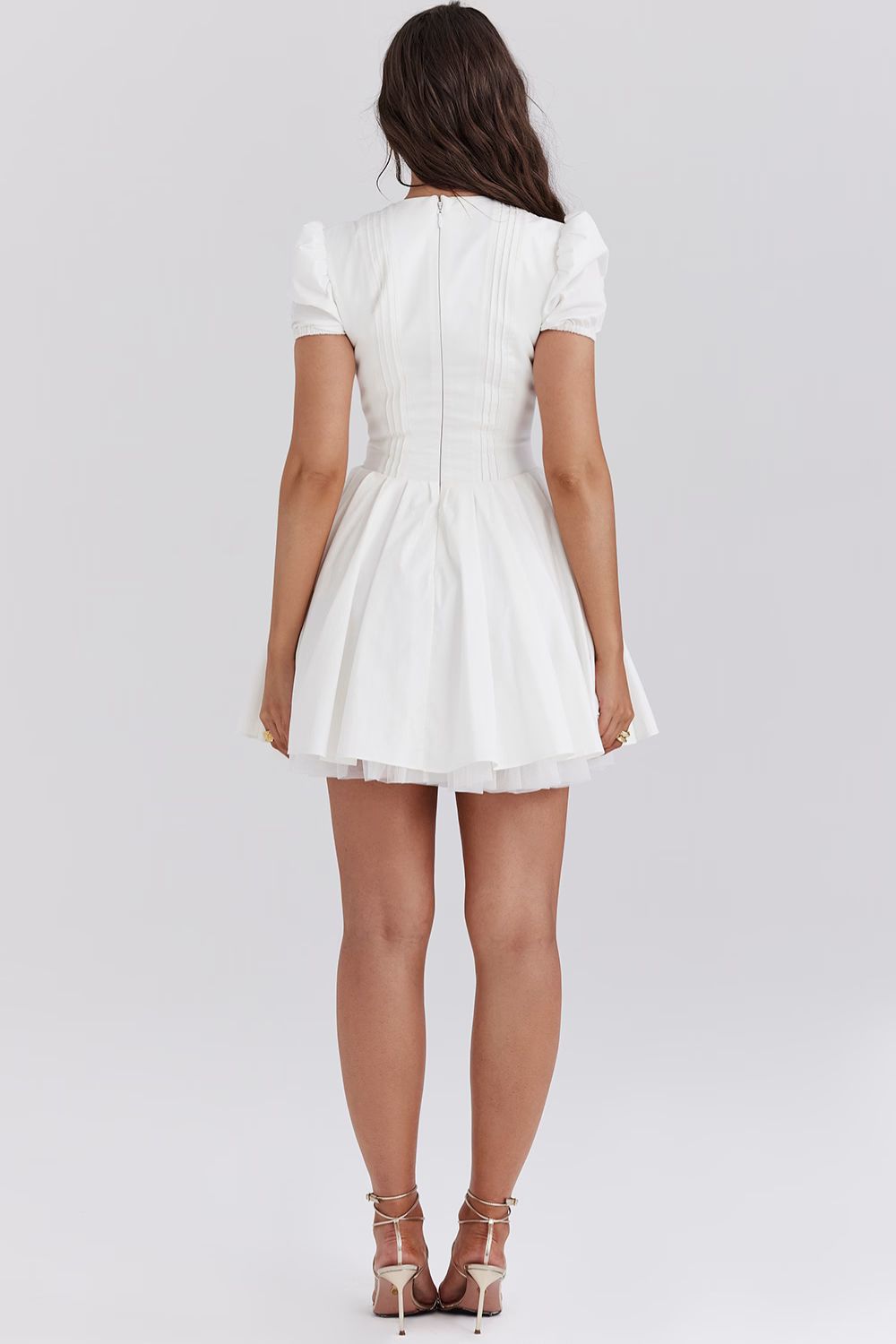 JULIET MINI DRESS - WHITE