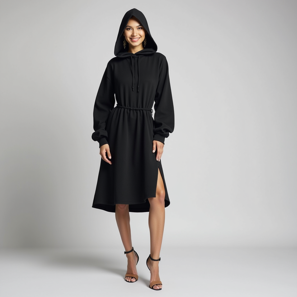 The Lana Maxi Hoodie Dress