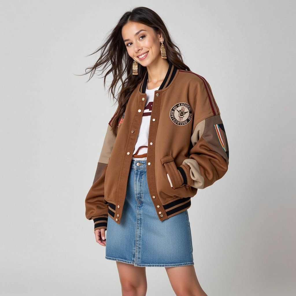 Aviator Vintage Varsity Jacket