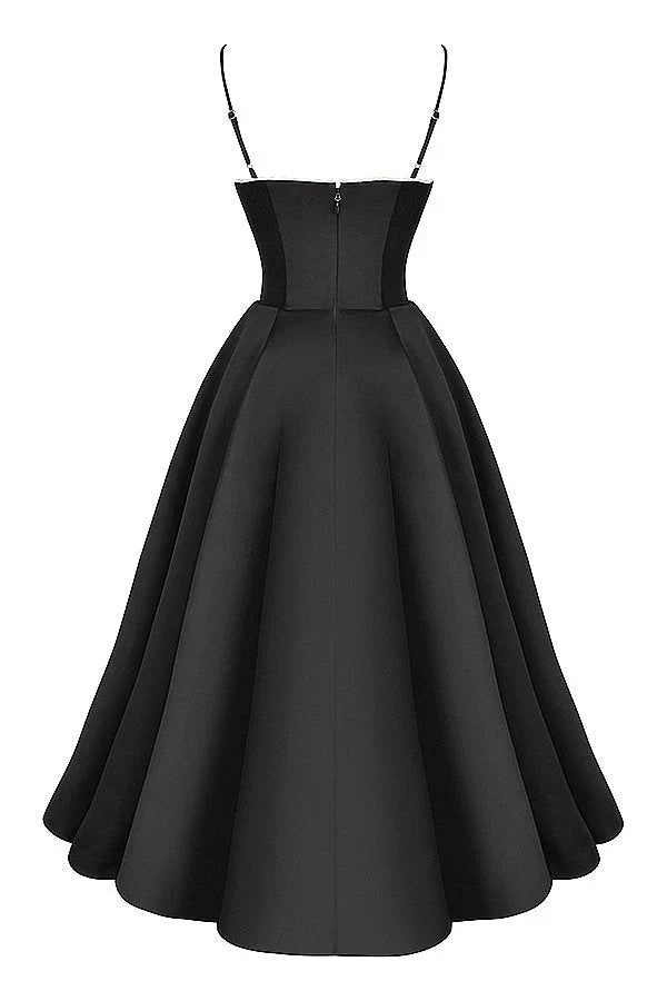 ARABELLA MIDI DRESS - BLACK